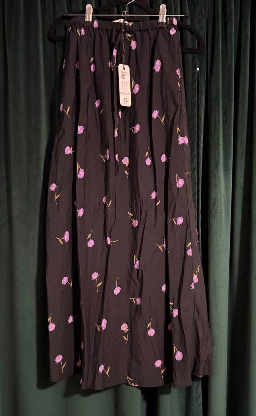 Rollas Floral Maxi Skirt Size Small
